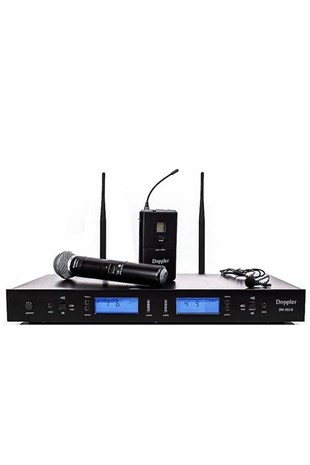 Doppler Dm502HB EL ve Yaka Tipi Telsiz Kablosuz Mikrofon