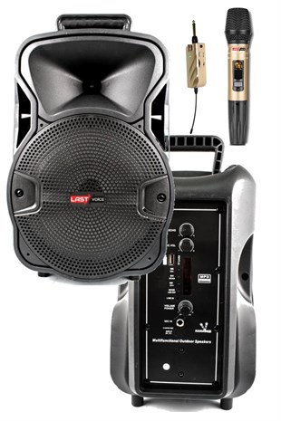 Lastvoice LS-08EX Mini Taşınabilir Mikrofonlu Hoparlör Ses Sistemi 100W