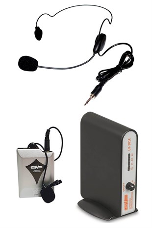 Lastvoice Lv-301H UHF Telsiz Kablosuz Headset Kafa Mikrofonu